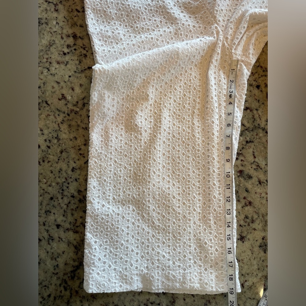 Women’s 100% cotton BR White Eyelet romper - Picture 11 of 11